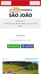 Mobile Screenshot of imobiliariasaojoao.com.br
